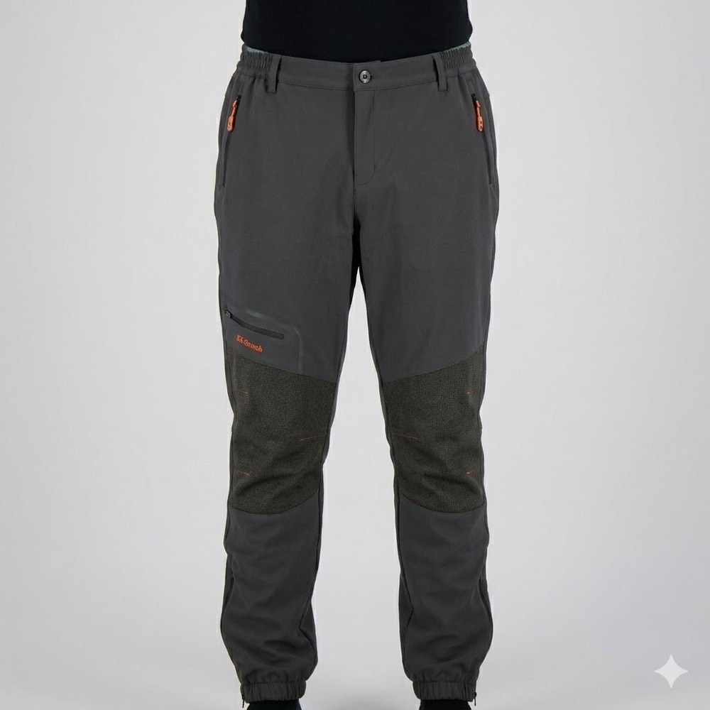 Postropaky EX-Stretch Fleece Lined‎ Hiking Pants Waterproof Cargo Grey 16